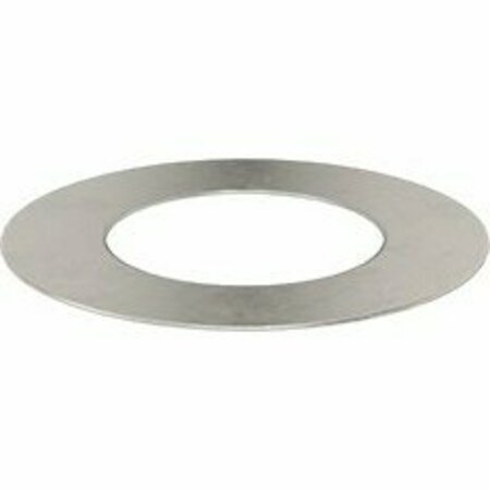BSC PREFERRED 18-8 Stainless Steel Round Shim 0.1mm Thick 8mm ID, 50PK 98089A212